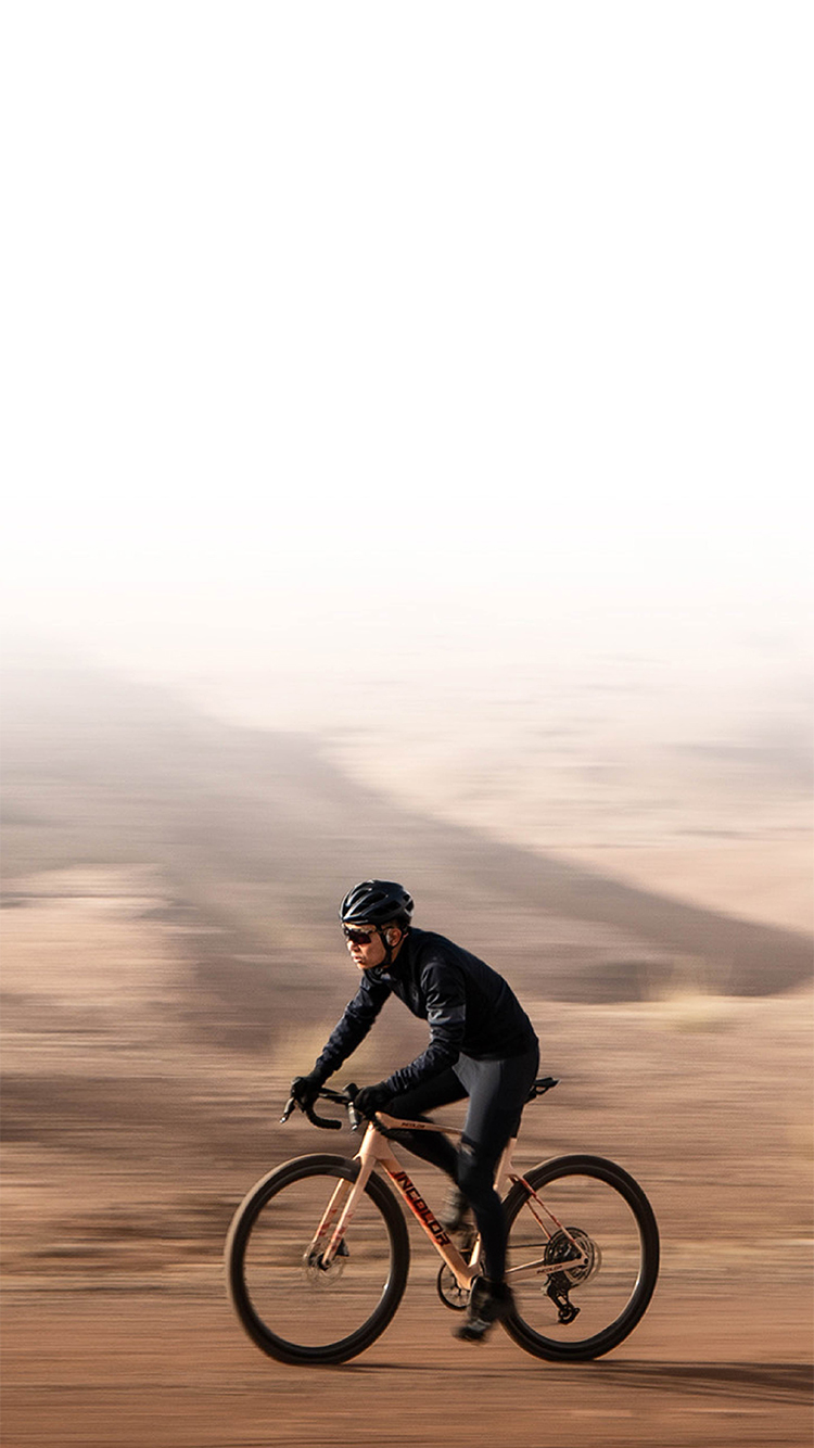 VOYAGER continues the design language of the SPEEDSTER, and reinterprets it on the gravel roads.
